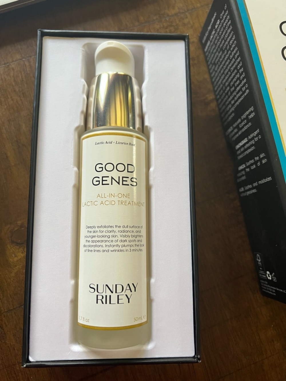 Sunday Riley Good Genes All-In-One Lactic Acid Treatment — Cream/Gold